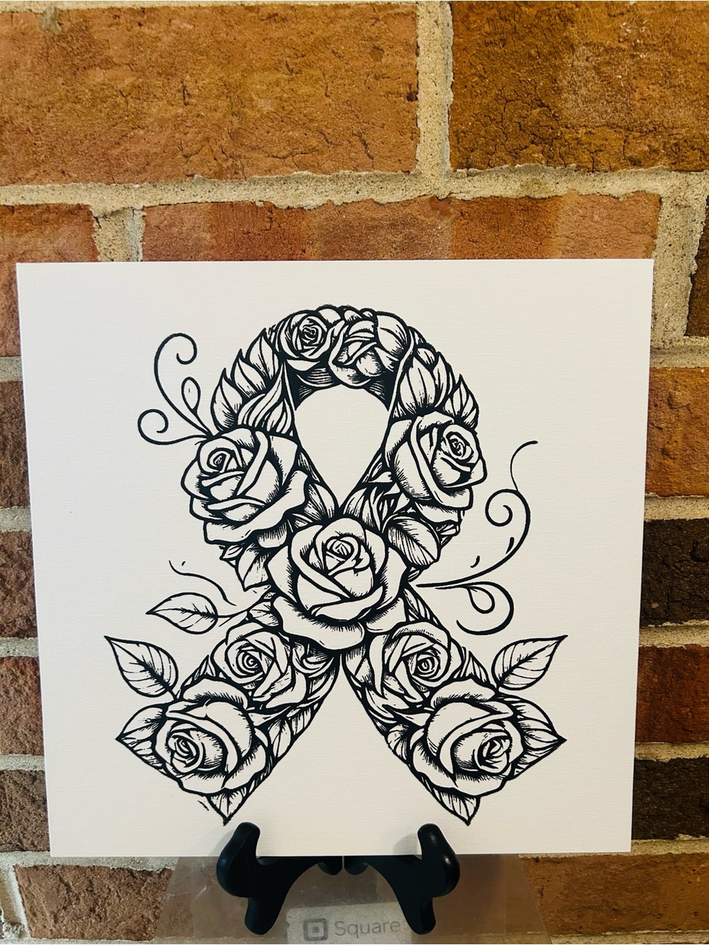 Breast Cancer Canvas Panels ( handmade)